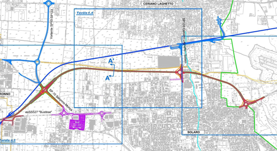  Variante alla ex-SS527 Bustese a nord dell’abitato di Solaro – Studio di fattibilità