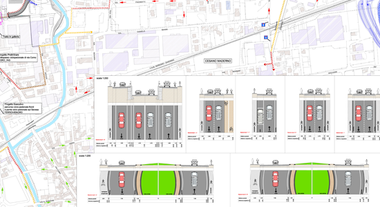  Itinerario est-ovest tra i Comuni di Cesano Maderno e Seveso. Individuazione dell’itinerario e predisposizione di uno studio di fattibilità tecnico-economica