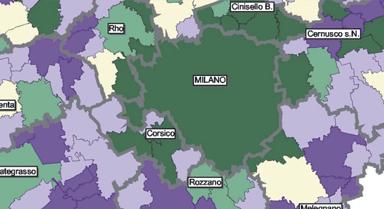  La mappa dei cambiamenti socio-economici e territoriali nella regione urbana milanese. Primi risultati dei censimenti 2001
