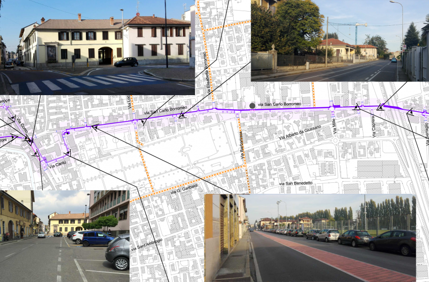  Elaborati progettuali per la realizzazione di itinerari-piste ciclabili e ciclopedonali a valenza sovracomunale e di connessione con le stazioni ferroviarie nel comune di Cesano Maderno