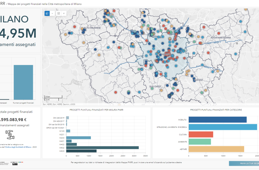  MAPPA PNRR – LA MAPPA DEGLI INTERVENTI FINANZIATI