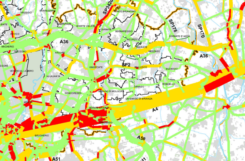  Provincia di Monza e Brianza. A36 Autostrada Pedemontana Lombarda tratta D. Collaborazione alle analisi di traffico degli effetti indotti sulla rete esistente con particolare riferimento a quella secondaria (provinciale e comunale)