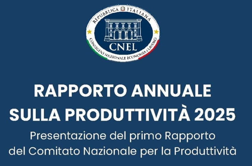  Presentazione del rapporto annuale sulla produttività