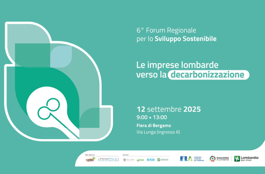  6° Forum regionale per lo Sviluppo Sostenibile 2025: Transizione climatica