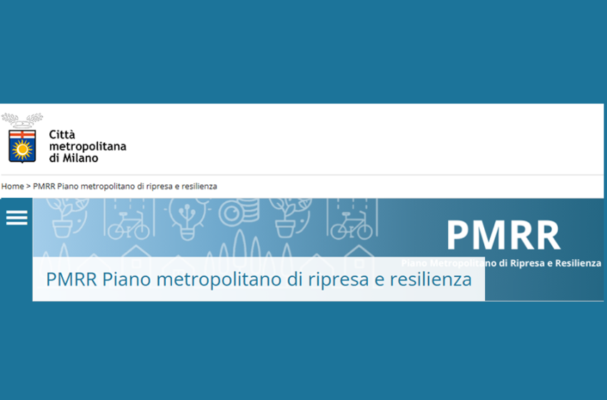 PMRR Piano Metropolitano di Ripresa e Resilienza