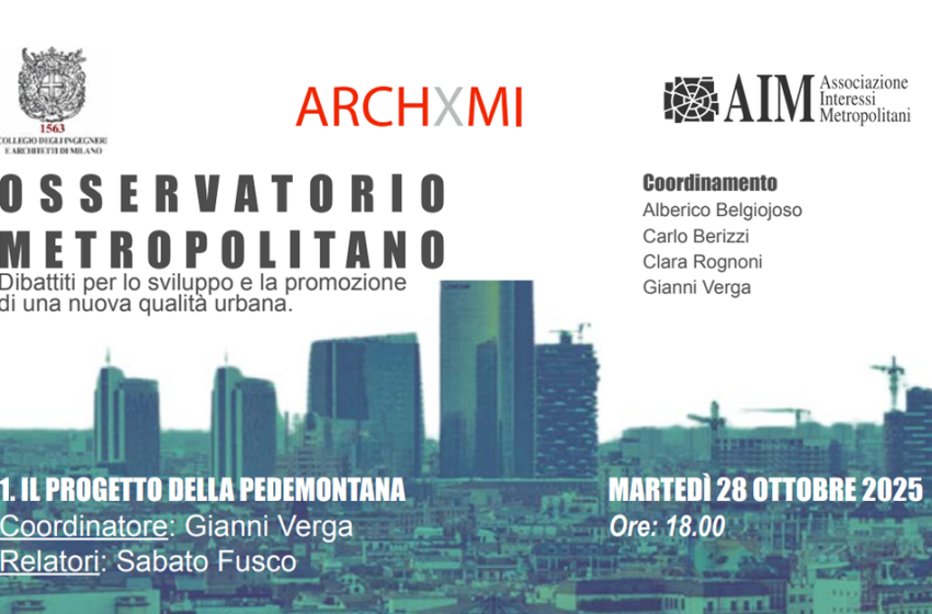  Il progetto della Pedemontana