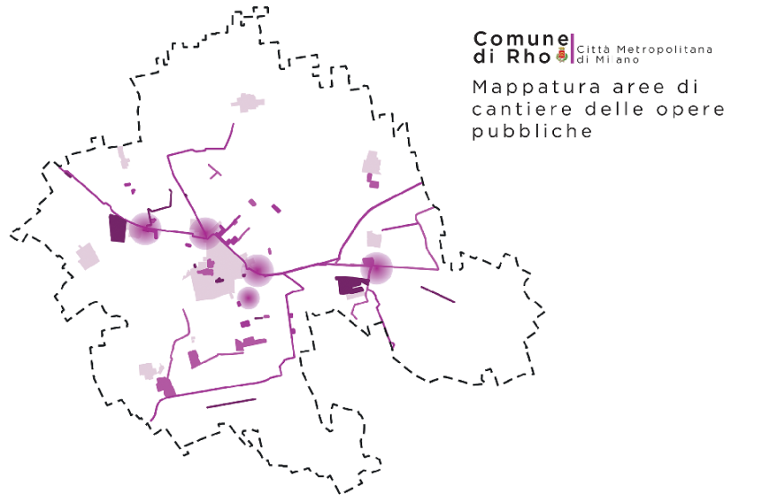  Collaborazione tecnico-scientifica alla mappatura delle aree di cantiere delle opere pubbliche del Comune di Rho