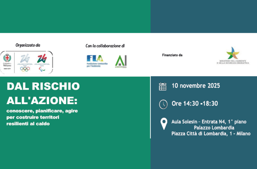  Dal rischio all’azione: conoscere, pianificare, agire per costruire territori resilienti al caldo