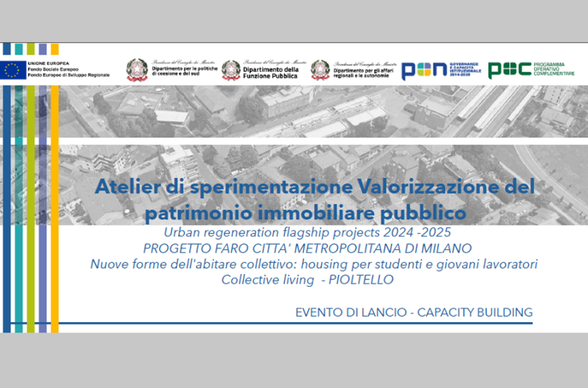  Progetto FARO Città Metropolitana di Milano