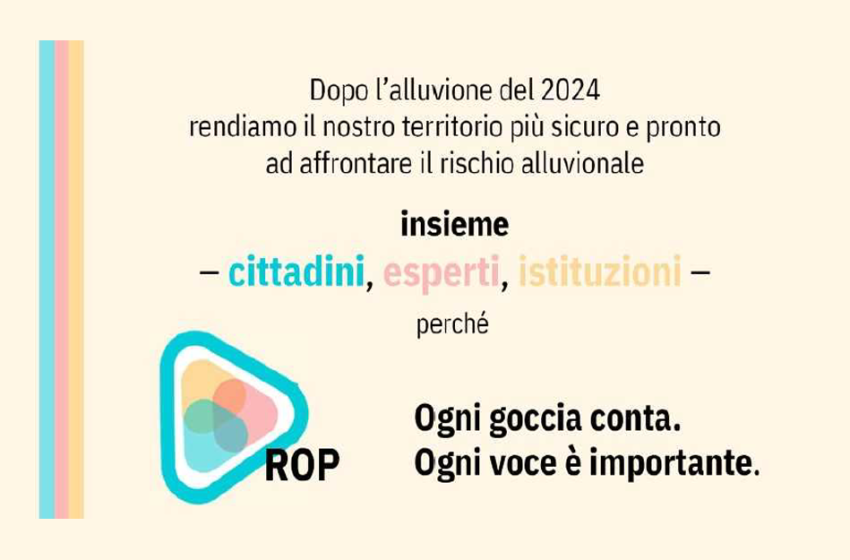  Progetto DROP – Verso la resilienza del nostro territorio al rischio alluvionale