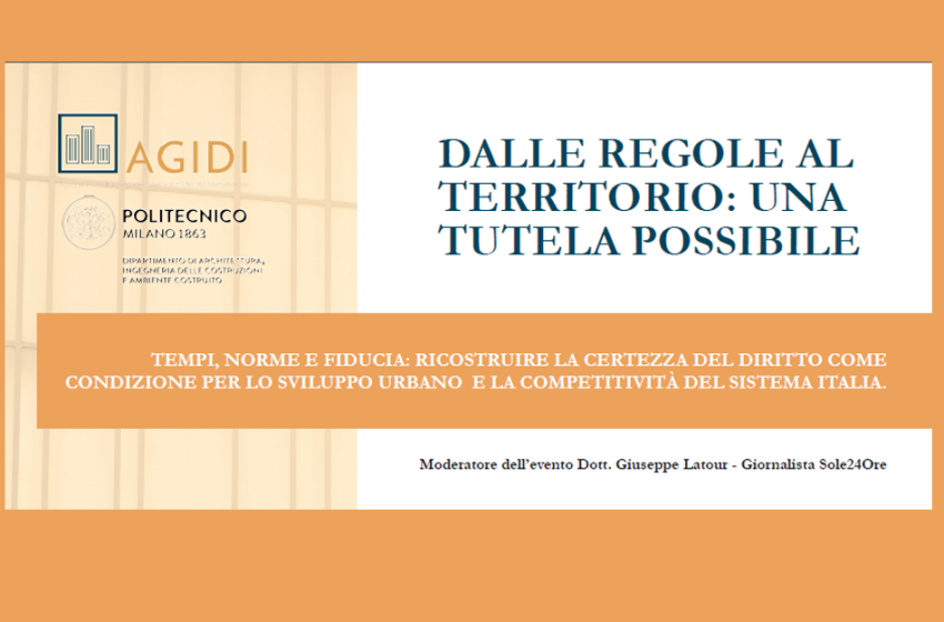  Dalle regole al territorio: una tutela possibile