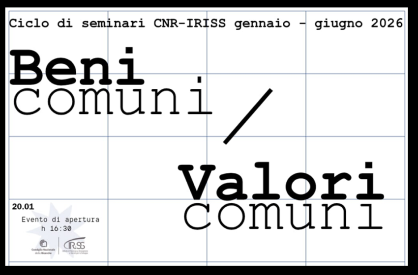  Beni comuni / Valori comuni