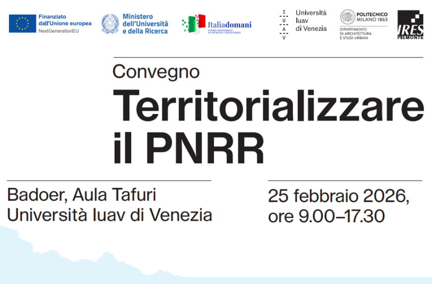  Territorializzare il PNRR