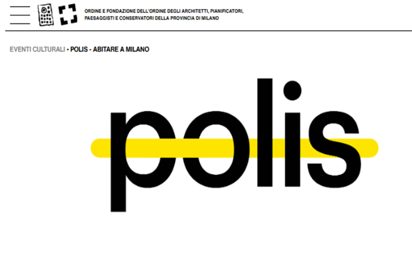  Polis – Abitare Milano