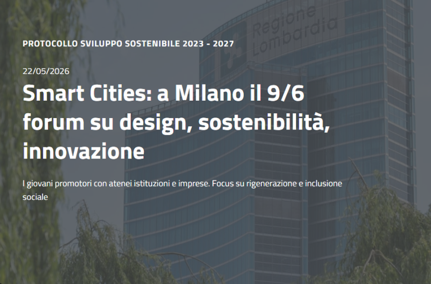  Smart Cities tra design, sostenibilità e innovazione
