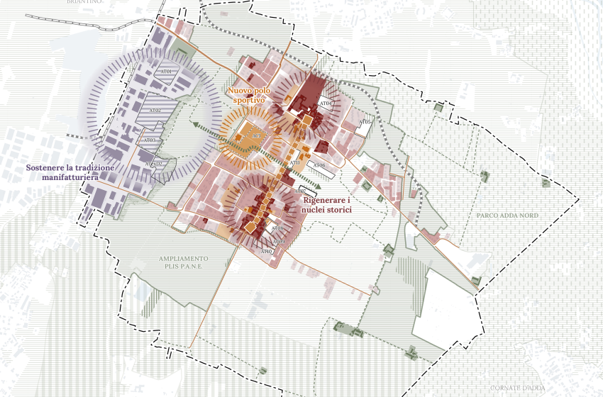  Comune di Verderio. Collaborazione tecnico-scientifica alla redazione del nuovo Piano di Governo del Territorio, Valutazione Ambientale Strategica e Piano Urbano Generale dei Servizi nel Sottosuolo