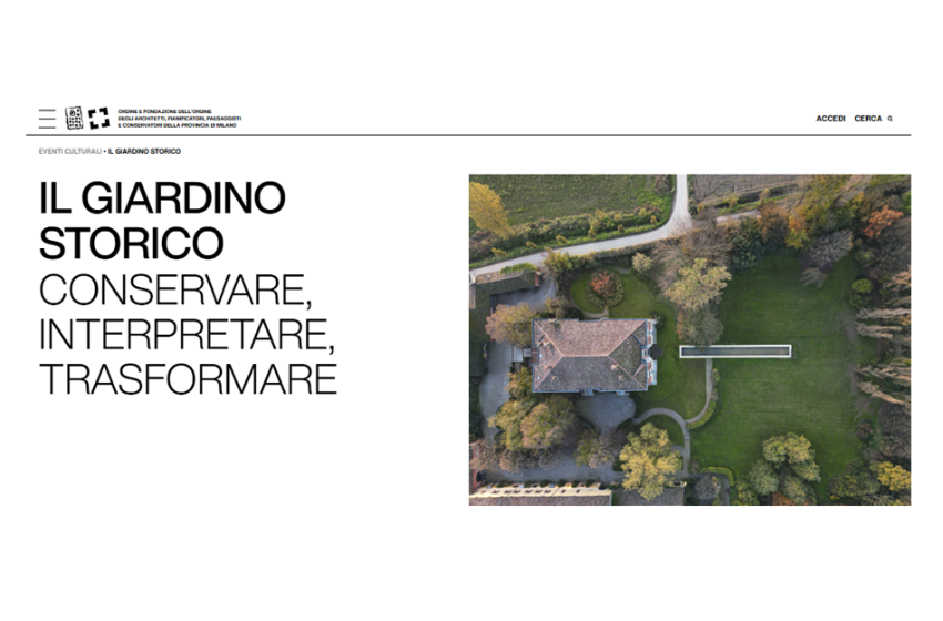  Il giardino storico