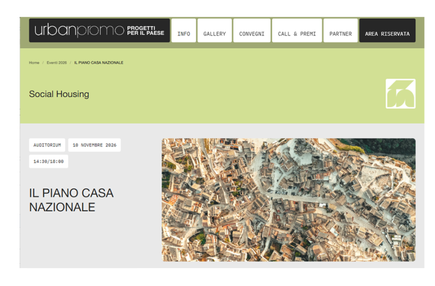  23^ edizione di Urbanpromo – Social Housing