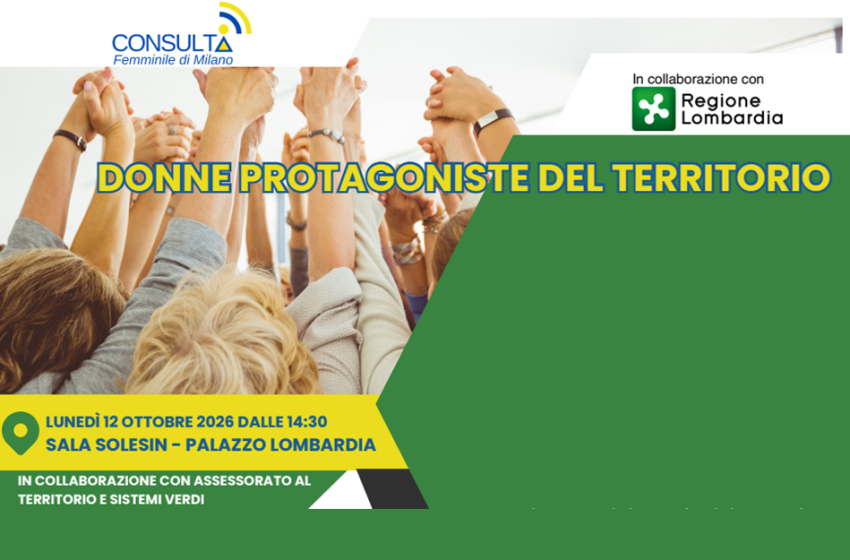  Donne protagoniste del territorio
