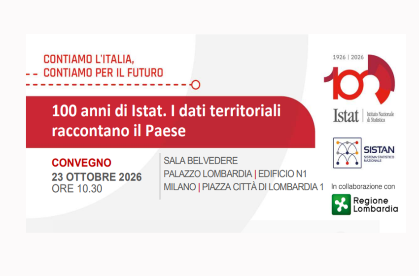  100 anni di Istat. I dati territoriali raccontano il Paese